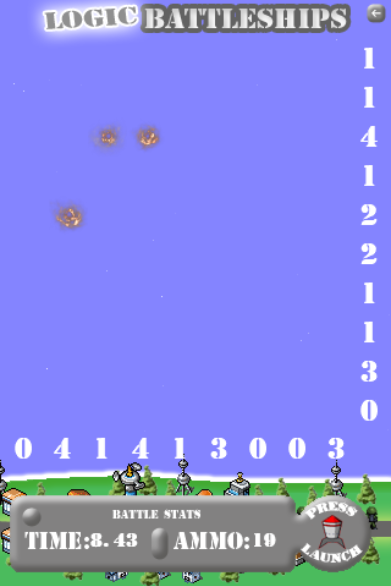 Logic Battleships screenshot
